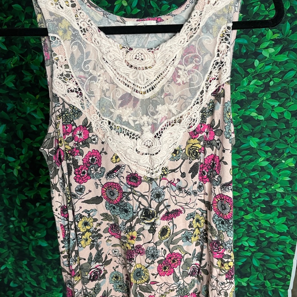 Maurice’s Flower Lace Flowing Tank Top